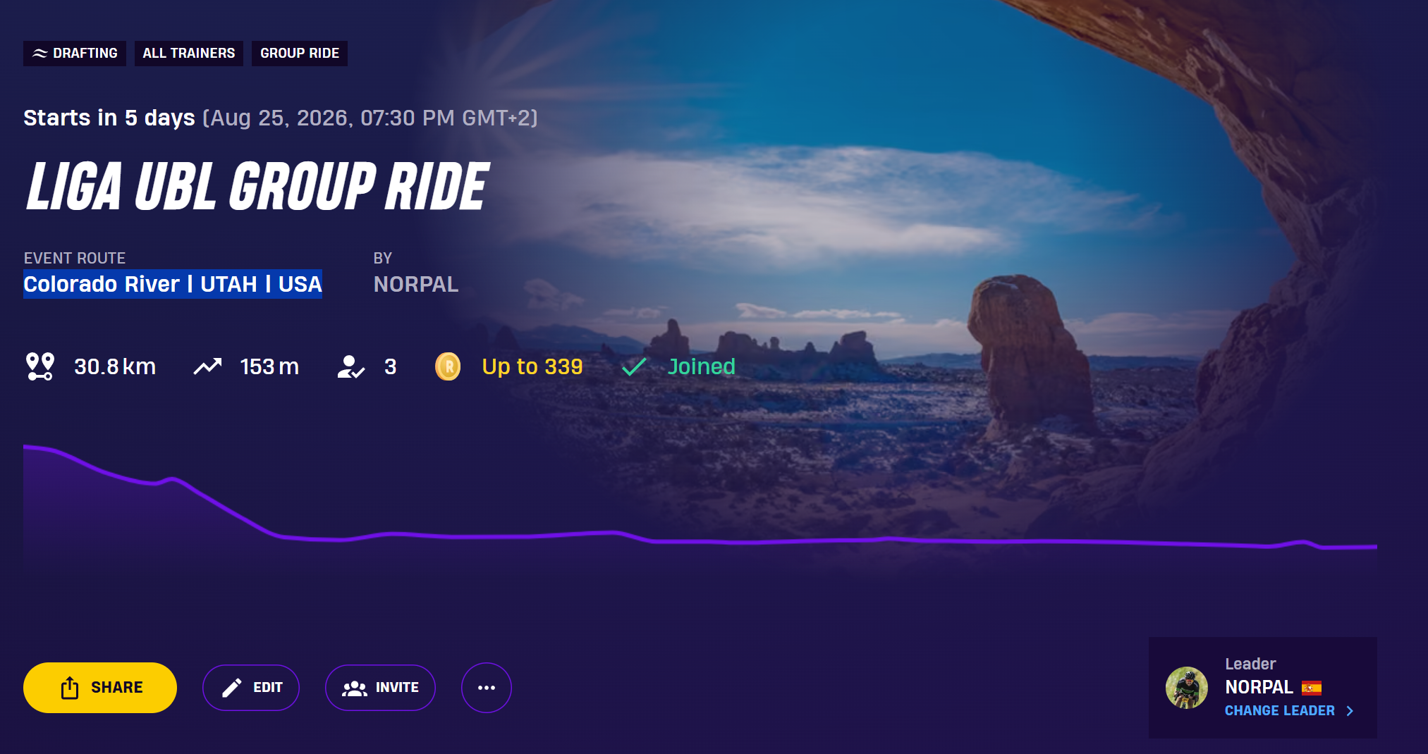 LIGA UBL GROUP RIDE - MUROS · INSCRIPCION