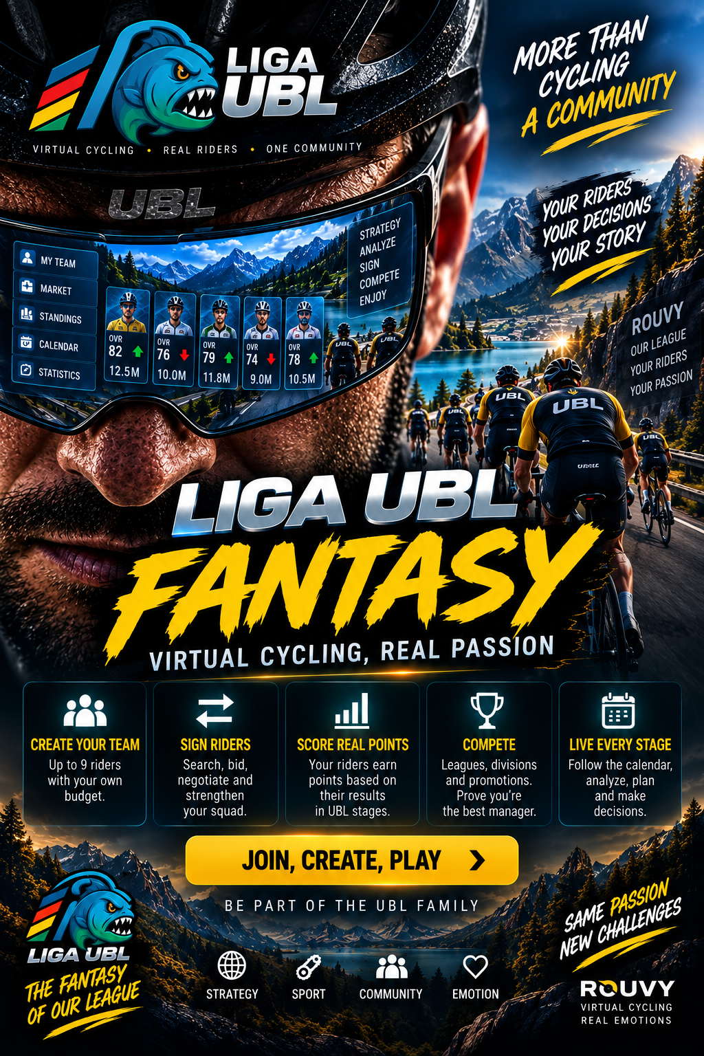 🚴♂️ FANTASY UBL — TÚ TAMBIÉN FORMAS PARTE DE LA CARRERA